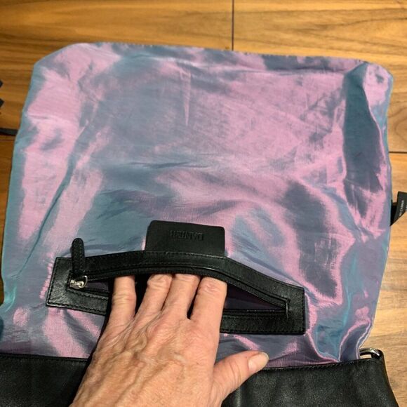 Danier leather purse bag satchel hobo EUC, black - Picture 10 of 16